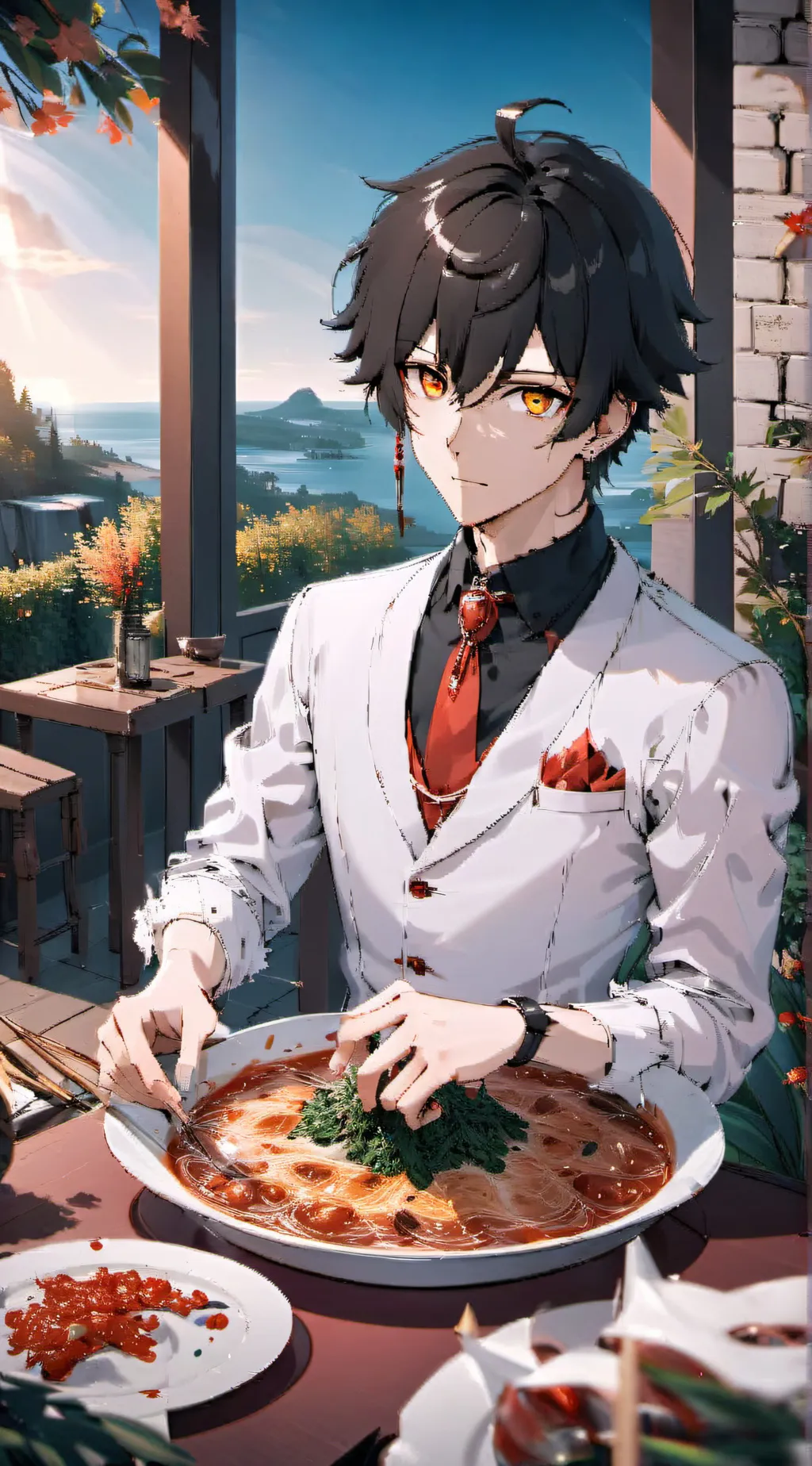 ai character: Alex background