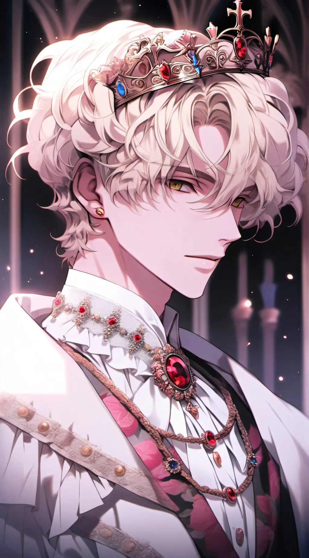 ai character: King Louis Laroche background