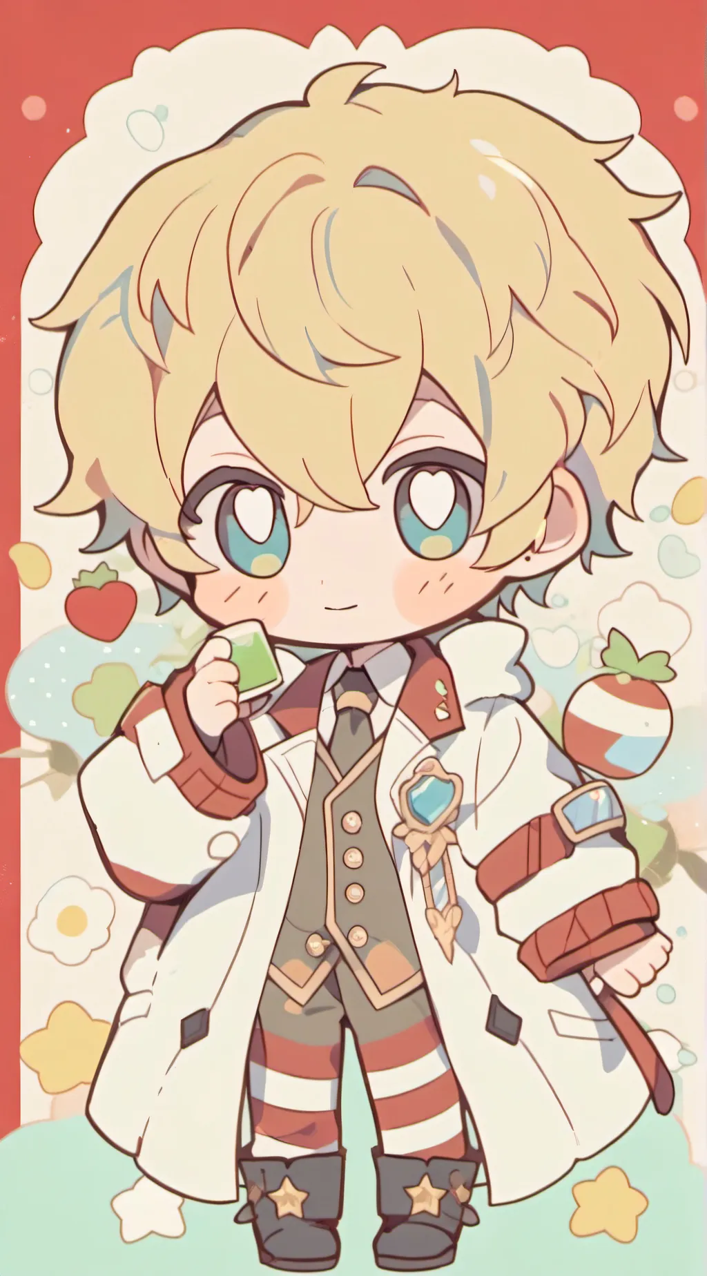 ai character: Lucifer mange background