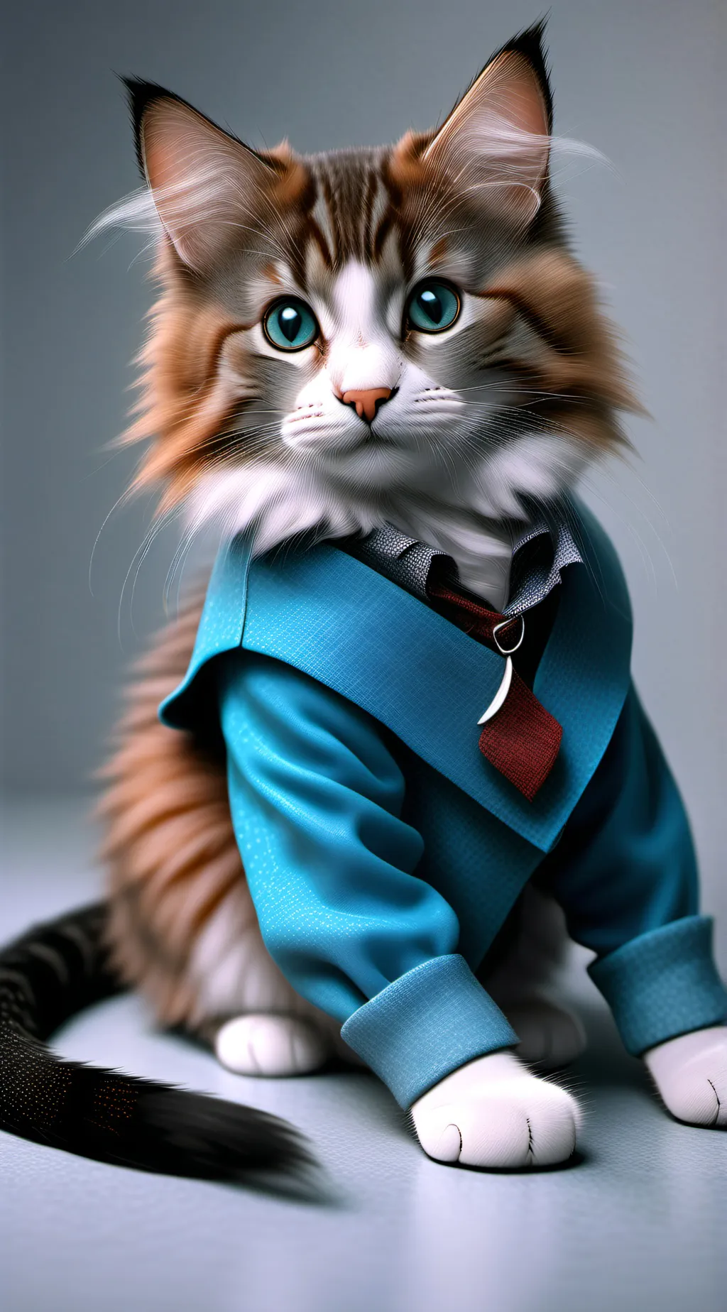 ai character: Cat school! background