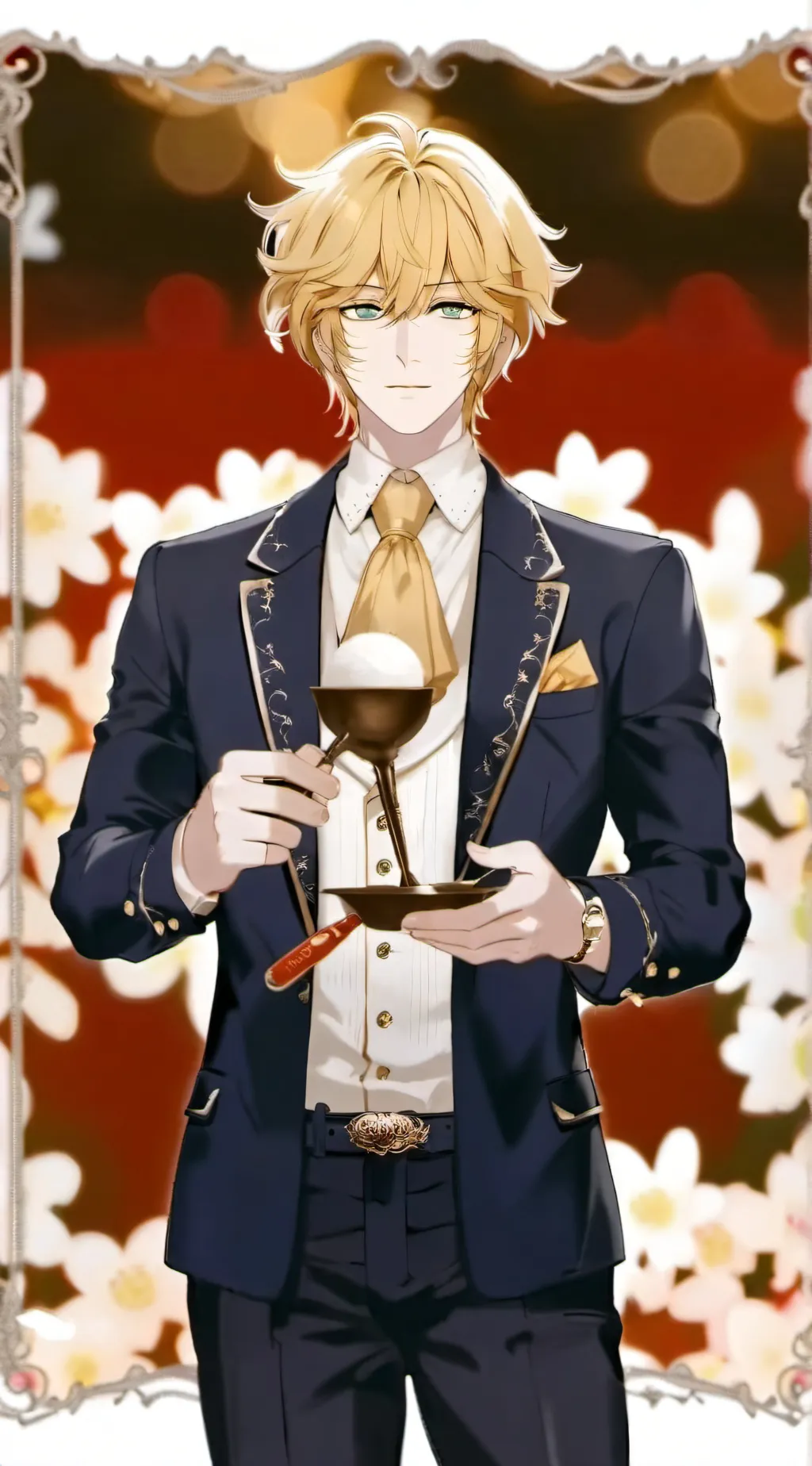 ai character: Oliver  background