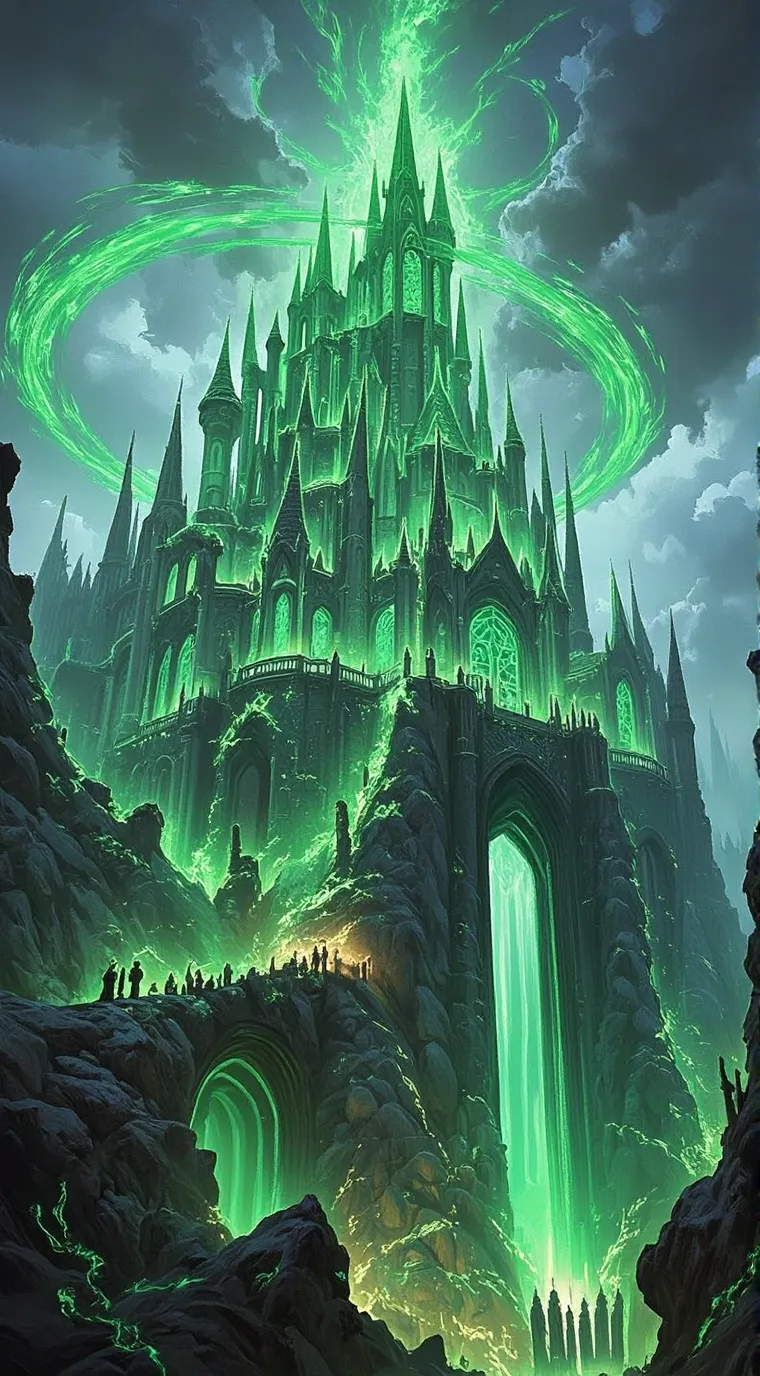 ai character: World Of Emerald background