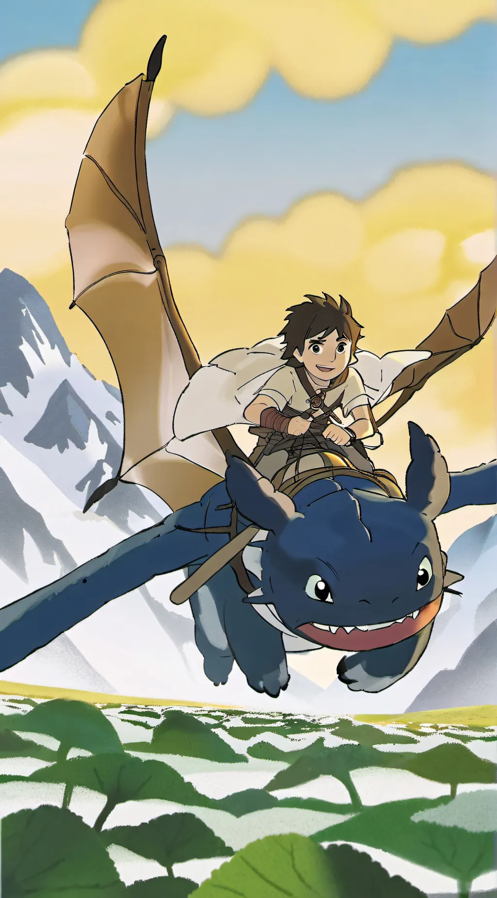 ai character: Httyd background