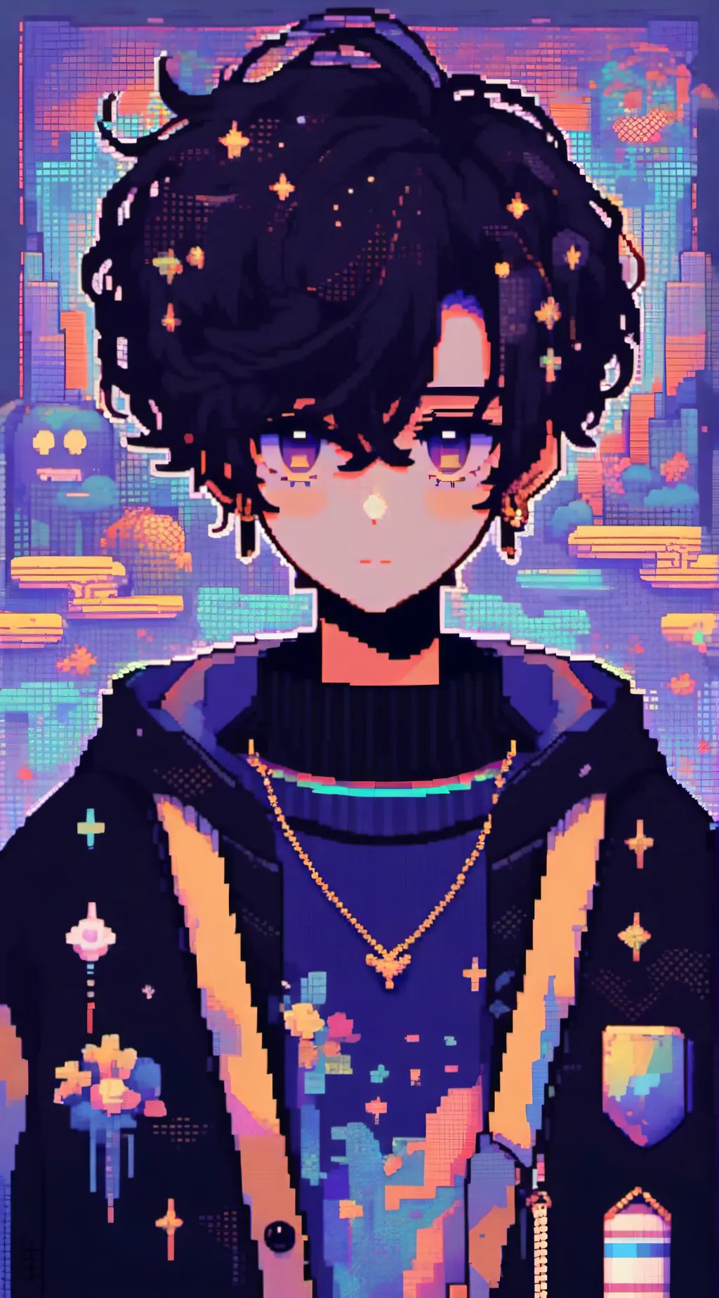 ai character: Evan Johnson  background