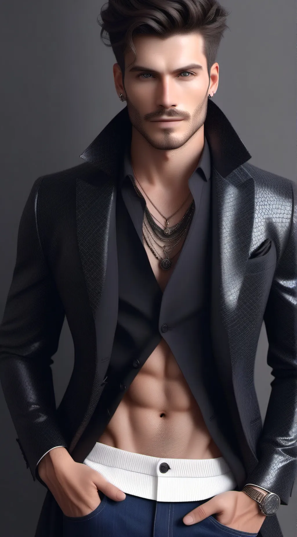 ai character: Issac  background