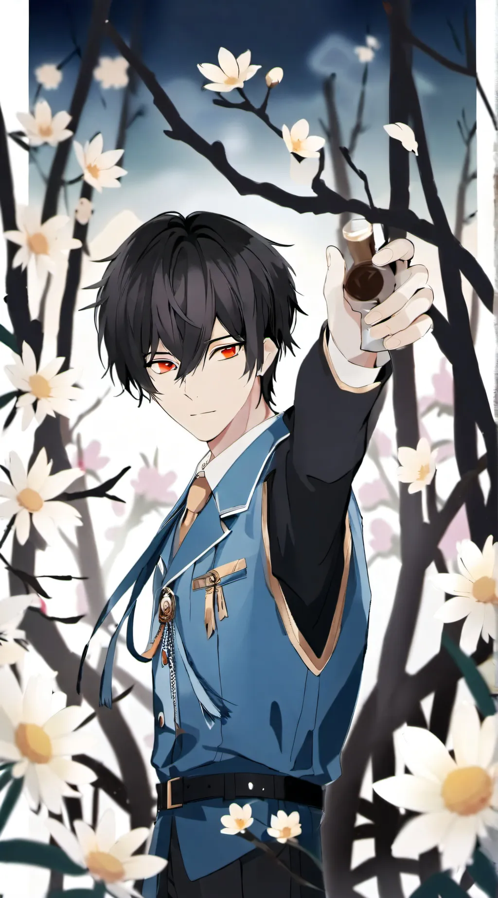 ai character: Stranger things background