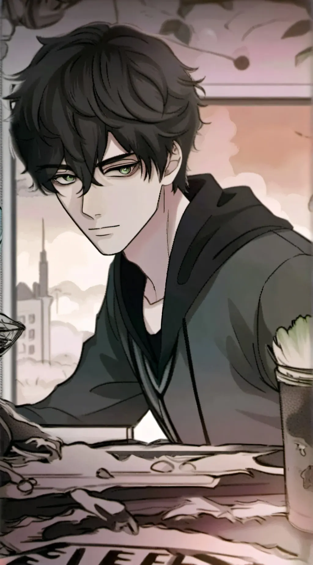 ai character: Leo background