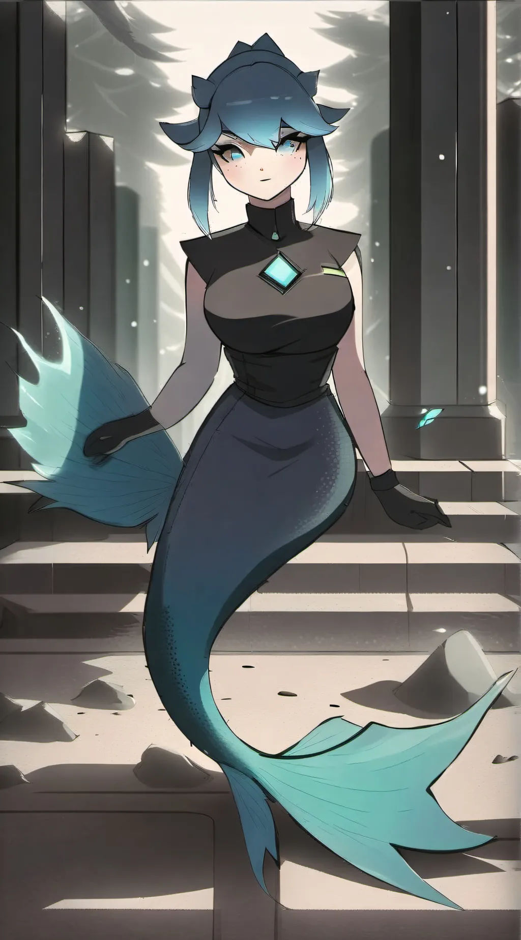 ai character: Melody background