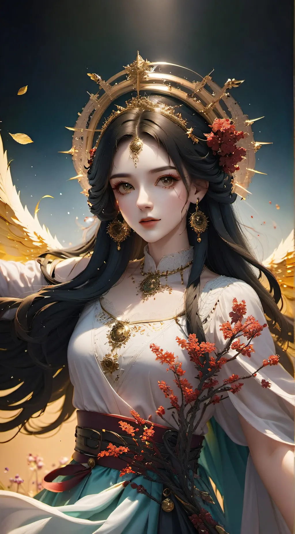 ai character: Angel RPG background