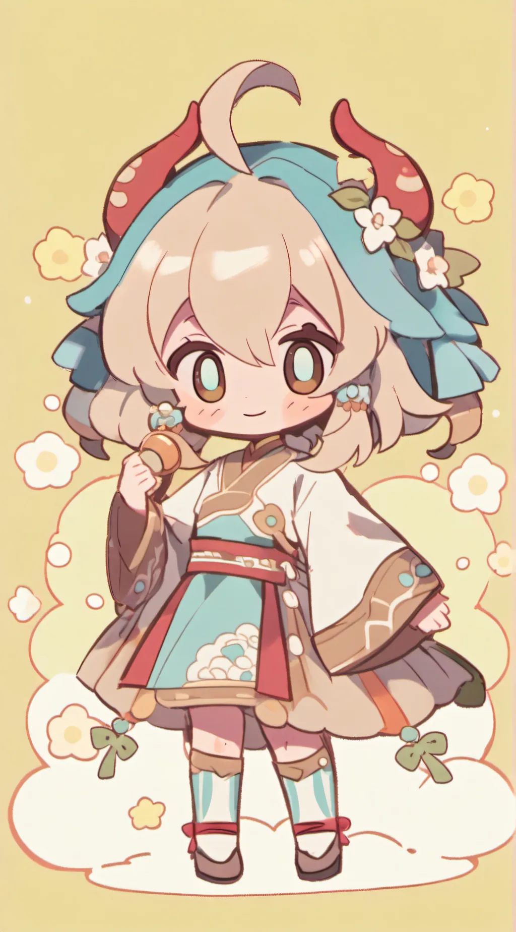 ai character: lily background