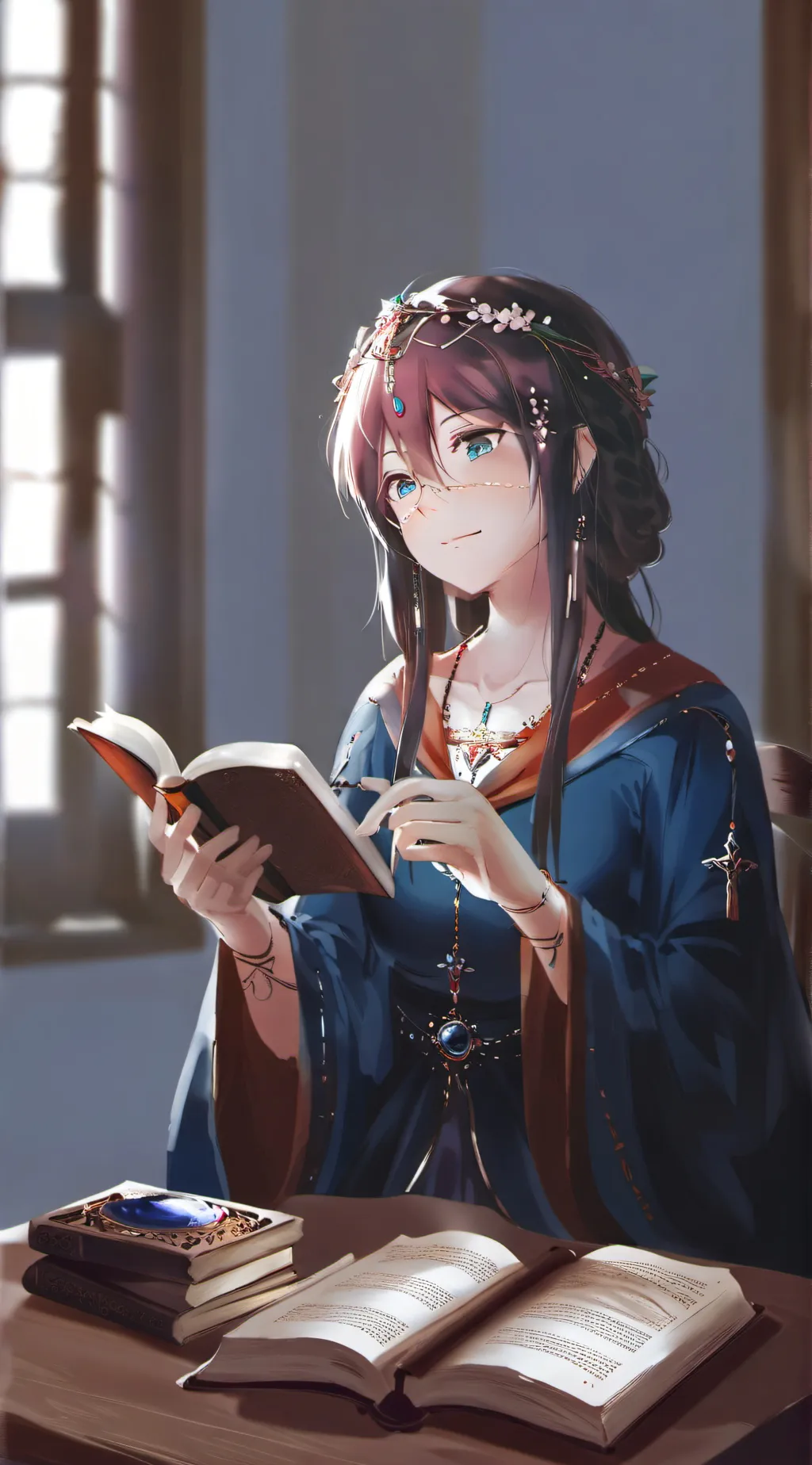 ai character: No name  background