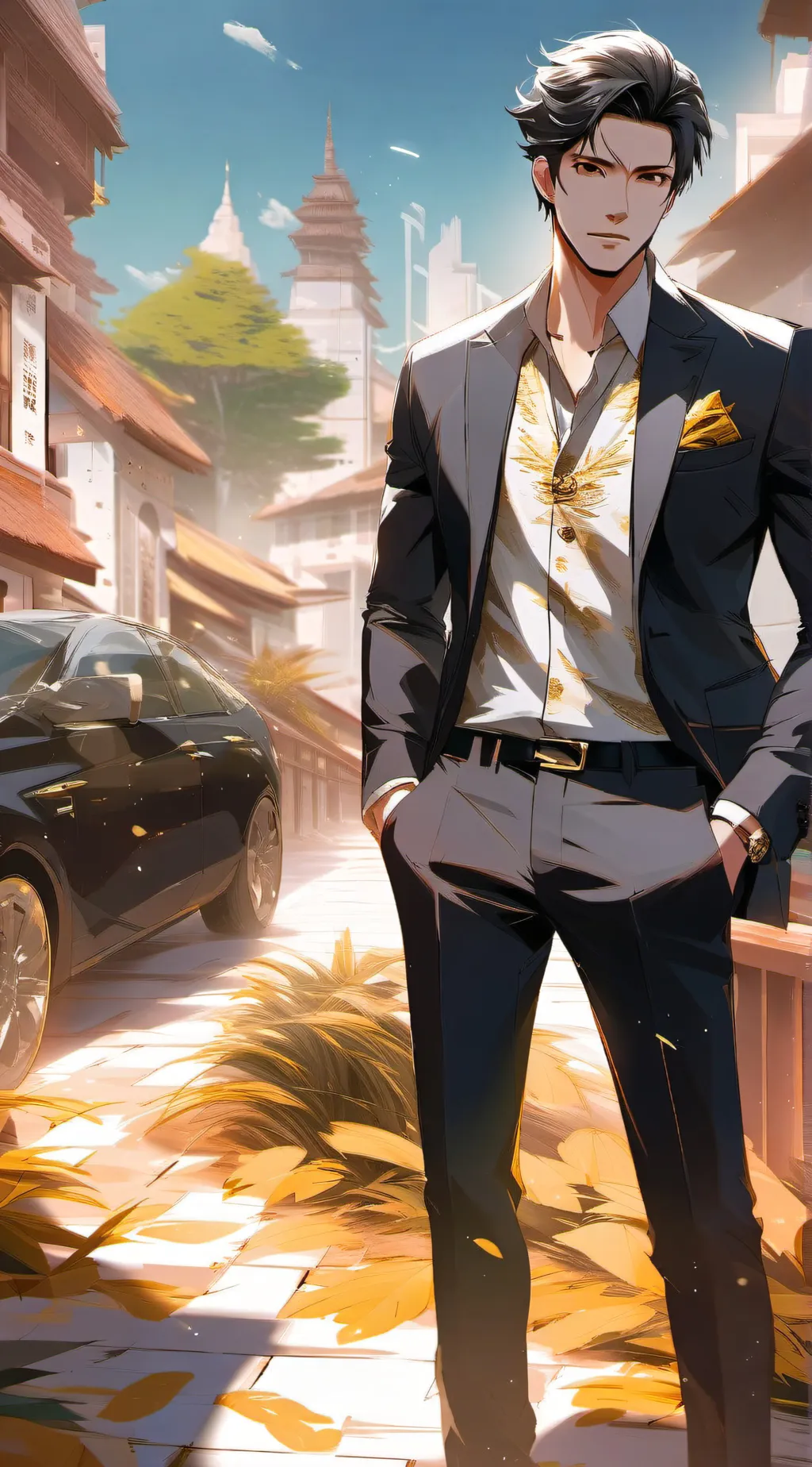 ai character: Dad  background