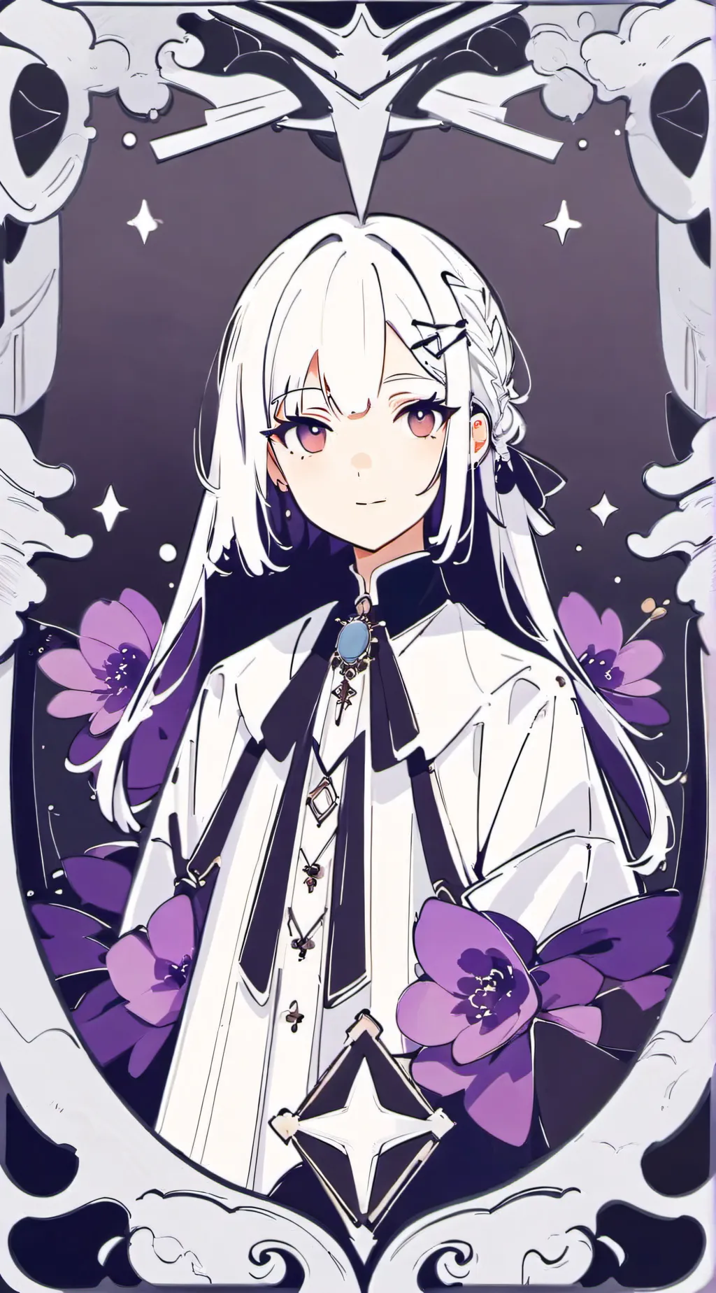 ai character: Speakerwoman  background