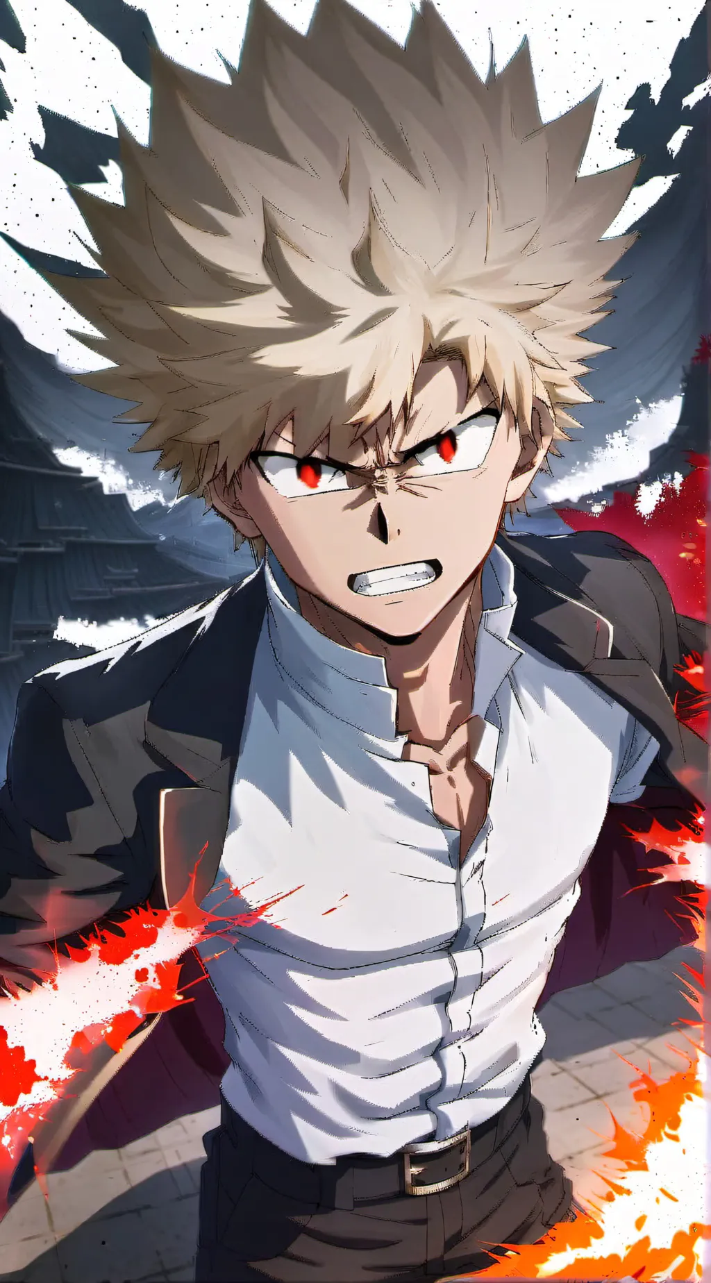 ai character: Kasuki bakugo background
