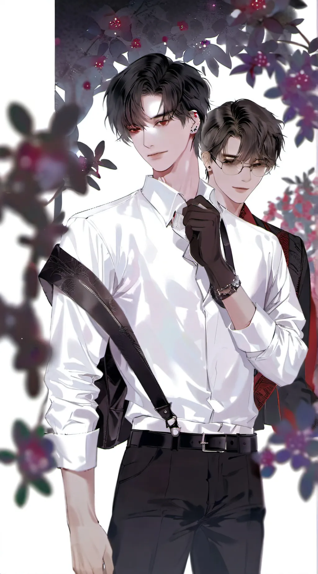 ai character: Alex et Axel background