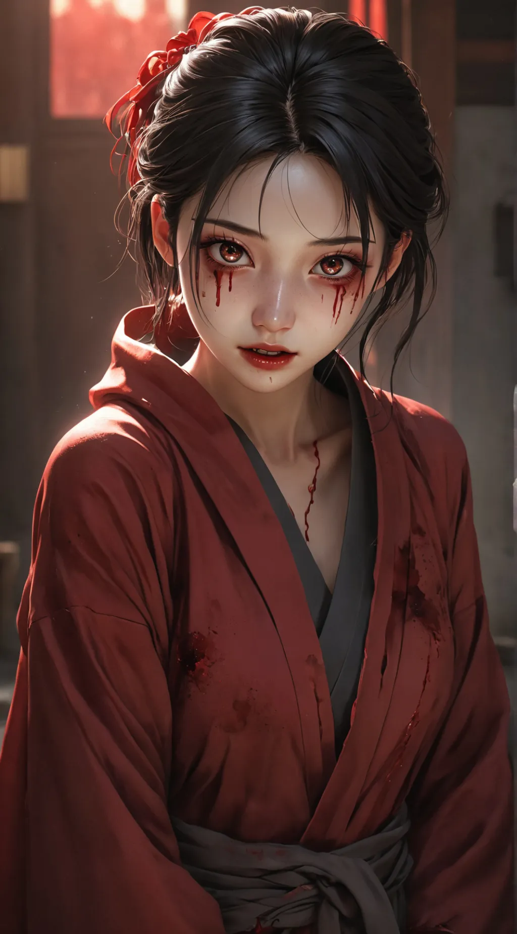 ai character: Tomié background