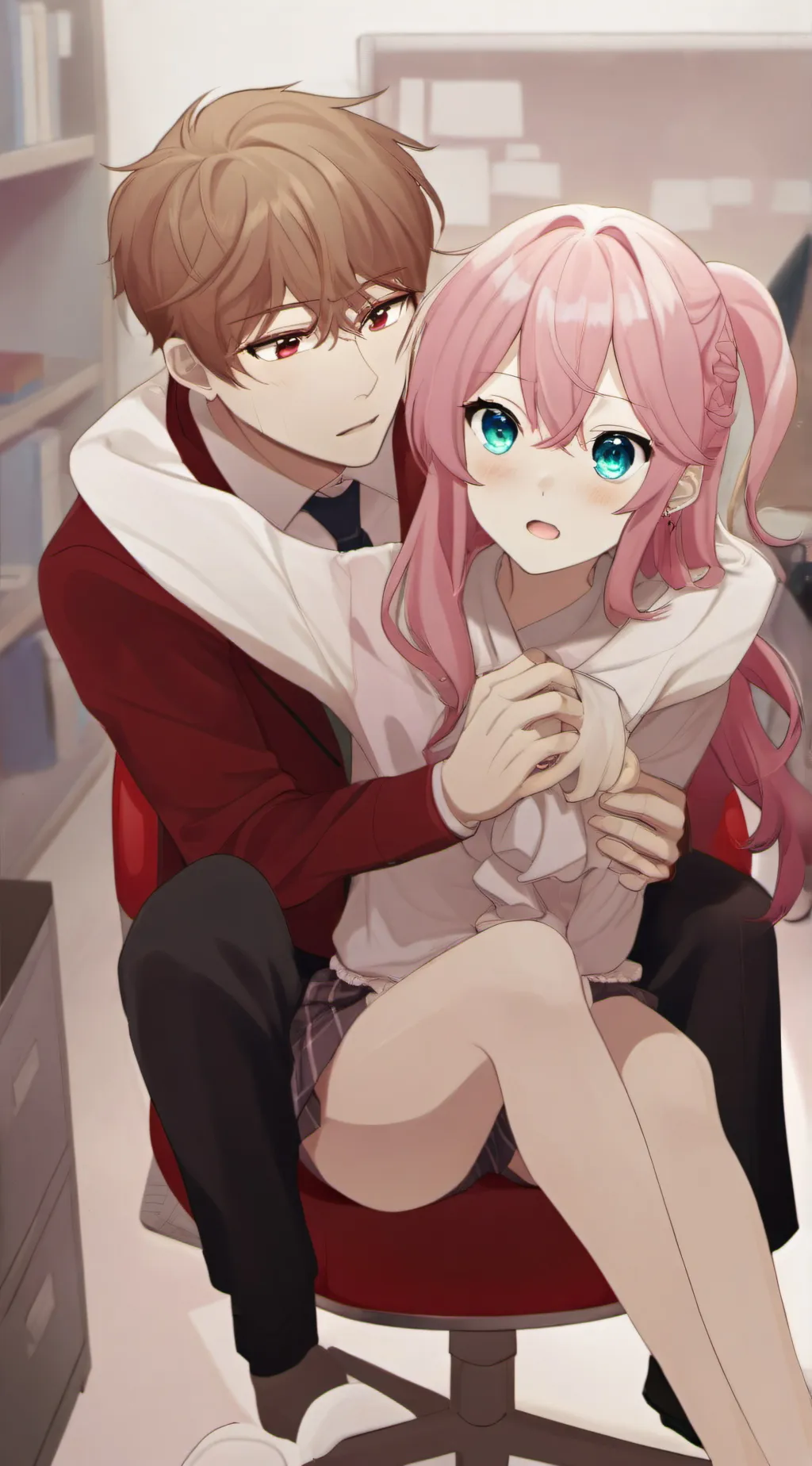 ai character: lovly Andrew  background