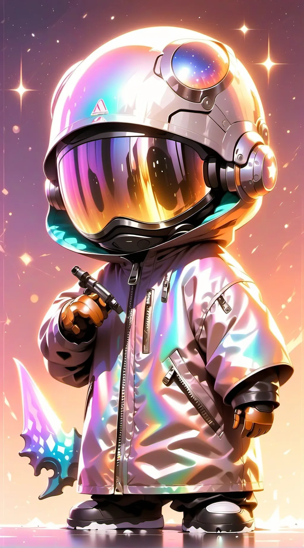 ai character: fluff background