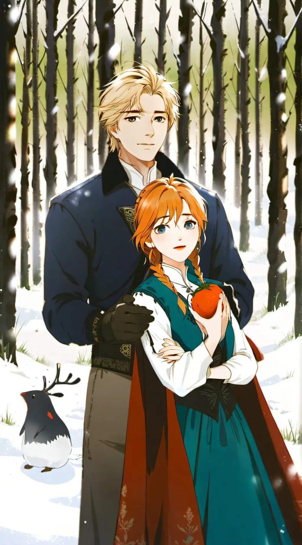 ai character: frozen 2 & rotg background