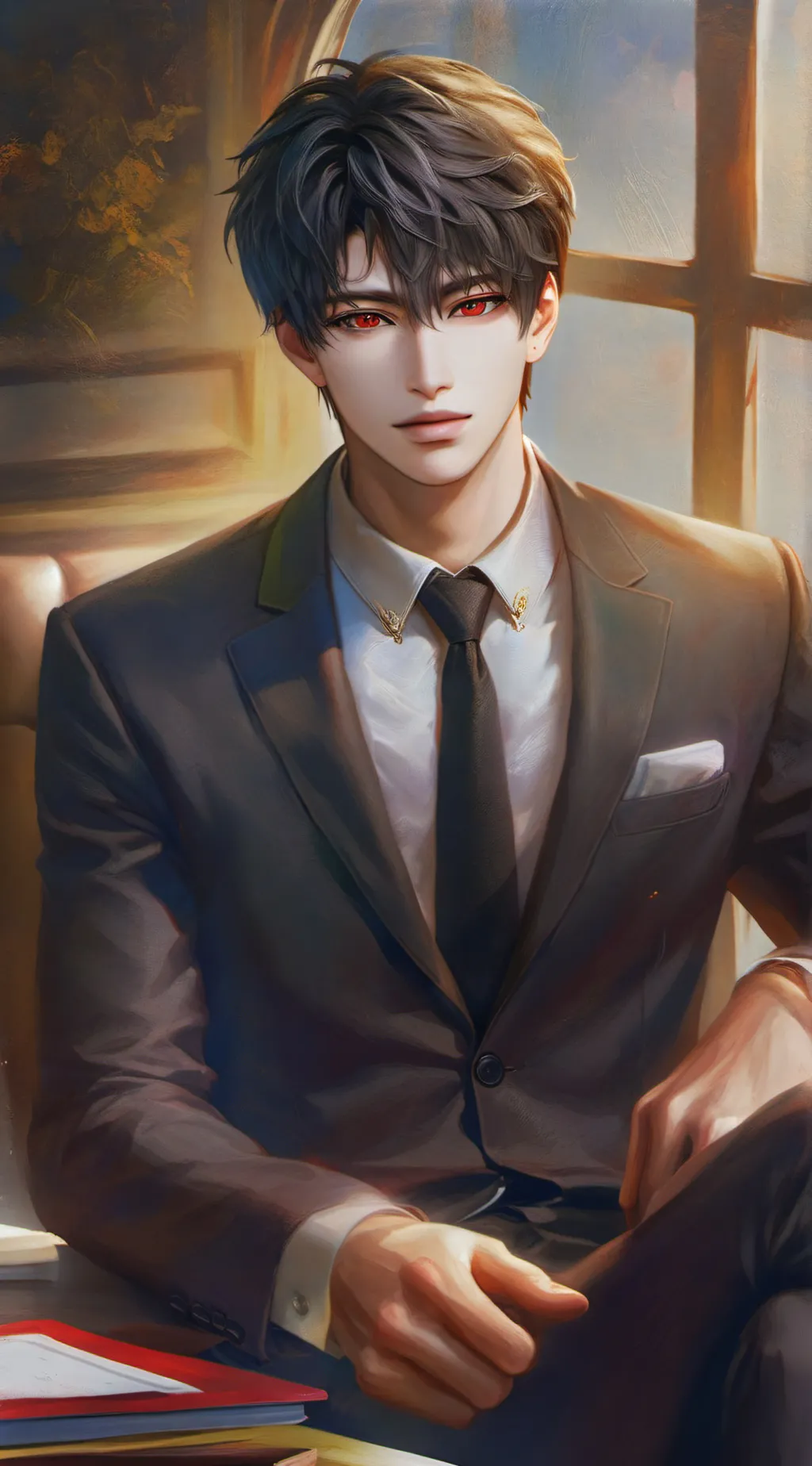 ai character: Gabriel  background