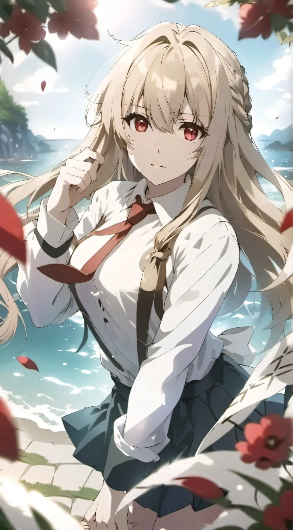 ai character: Female Bakugo background