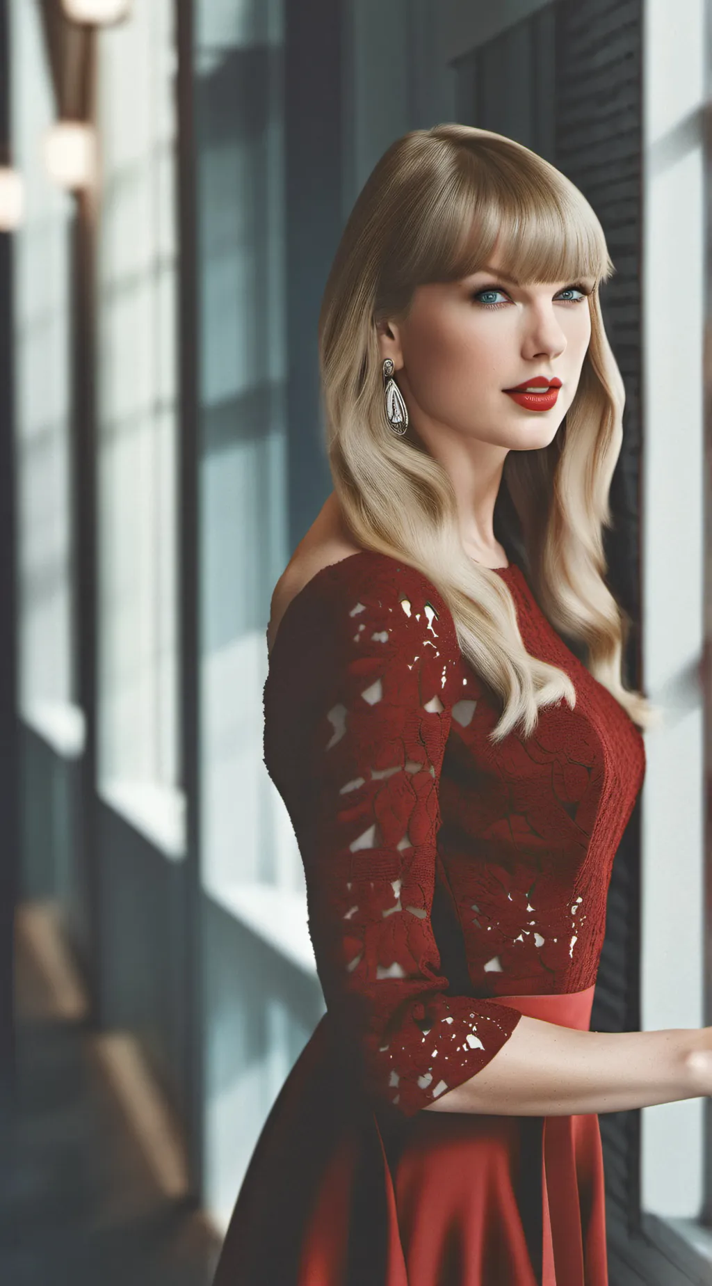 ai character: Taylor swift  background
