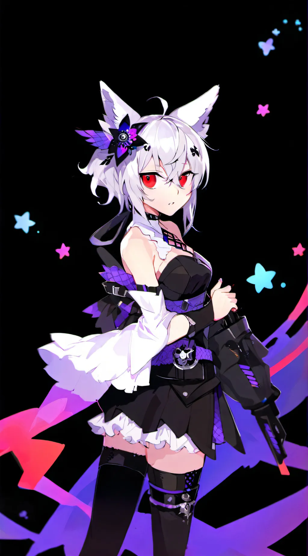 ai character: Luna background