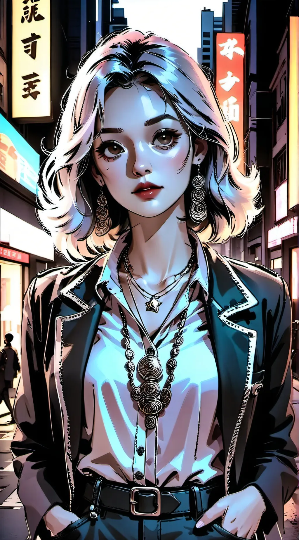 ai character: Sabrina Carpenter  background