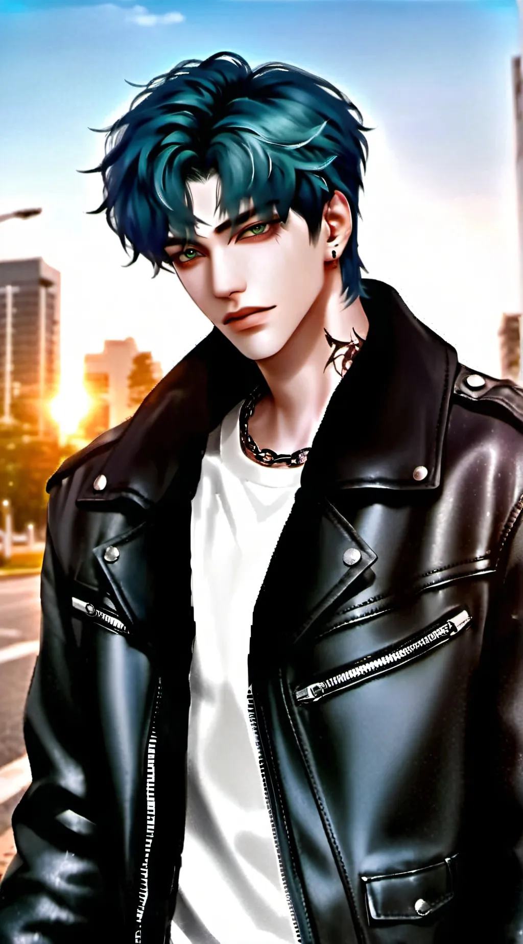 ai character: Mark background