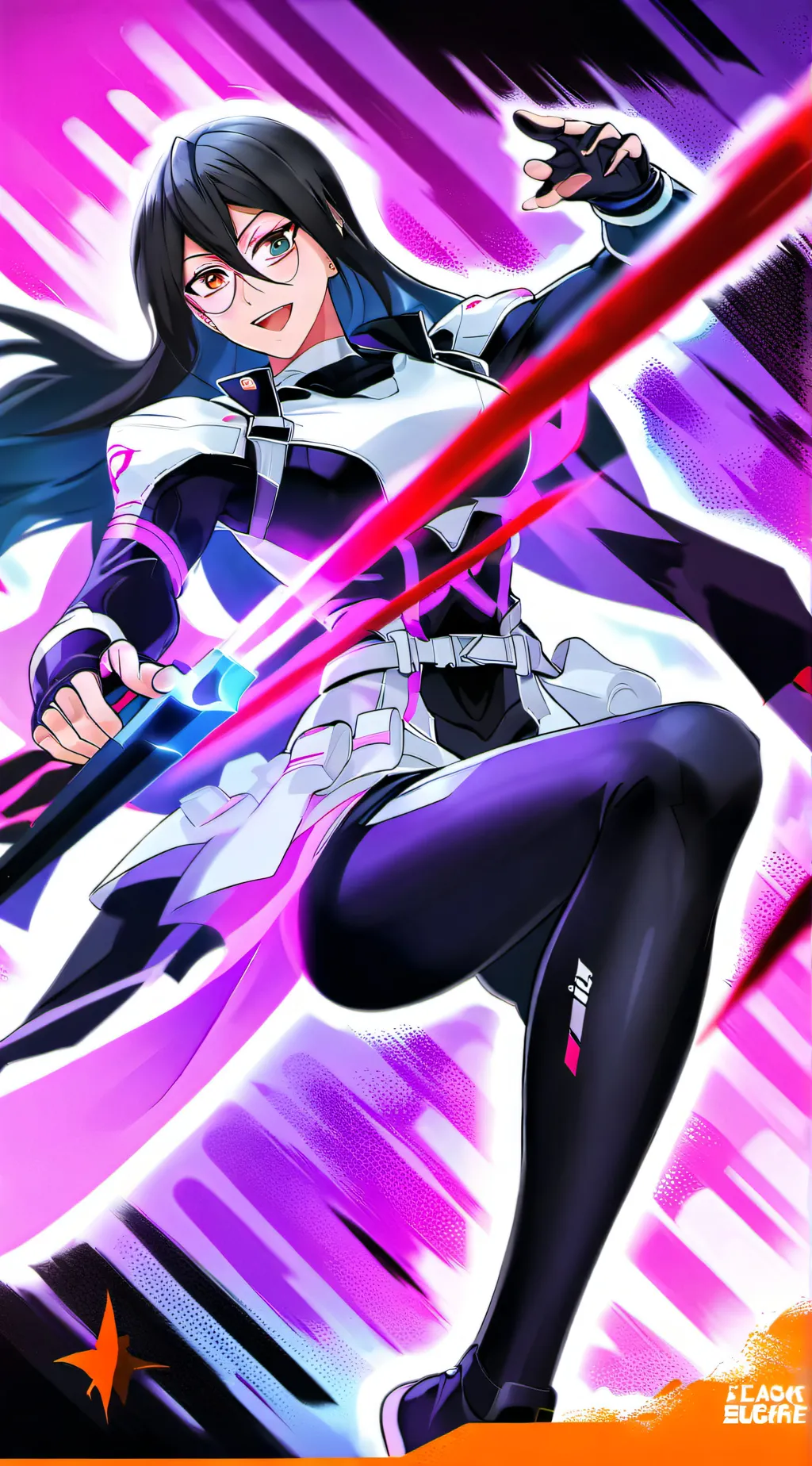 ai character: Villian midnight  background