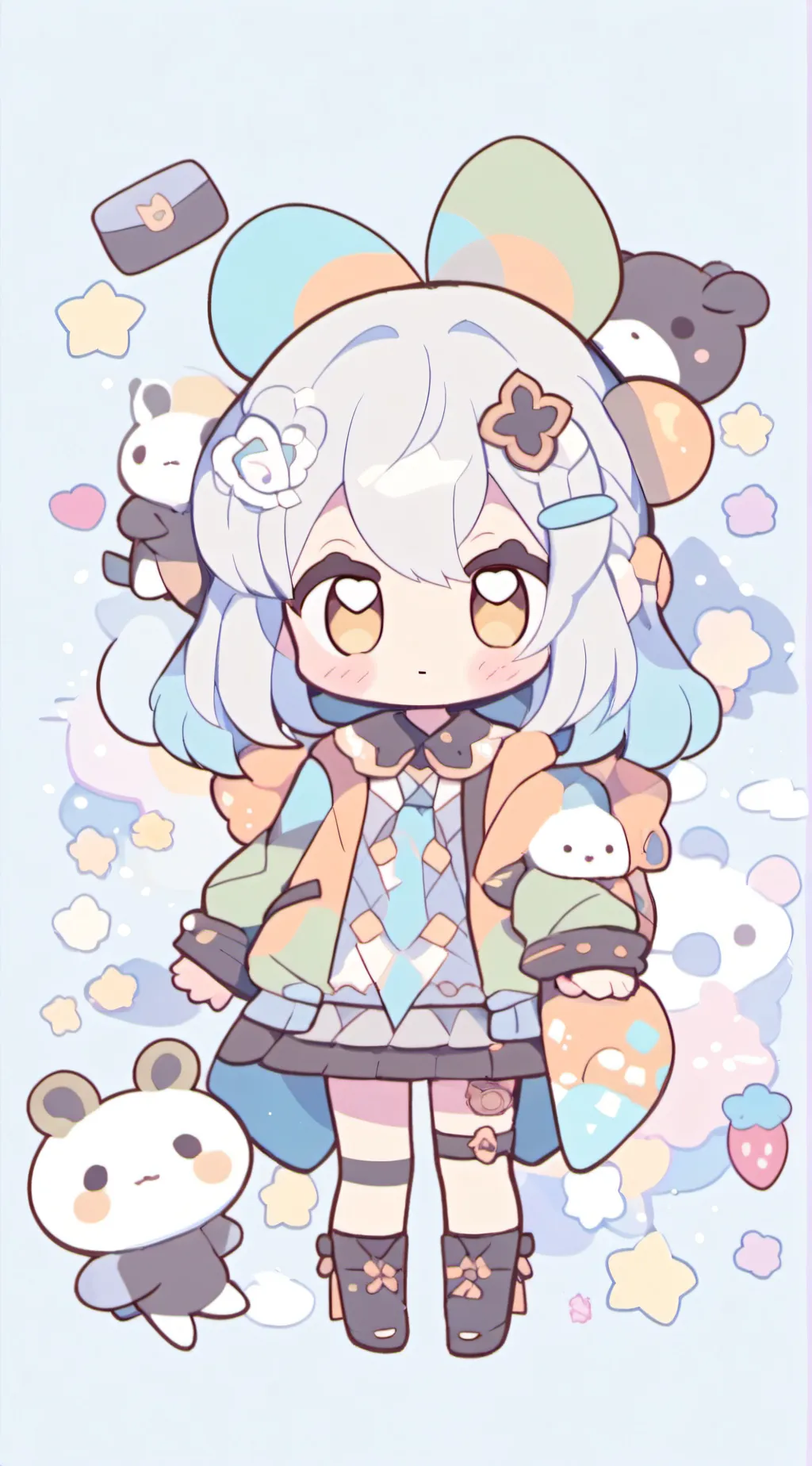 ai character: MHA x KNY background