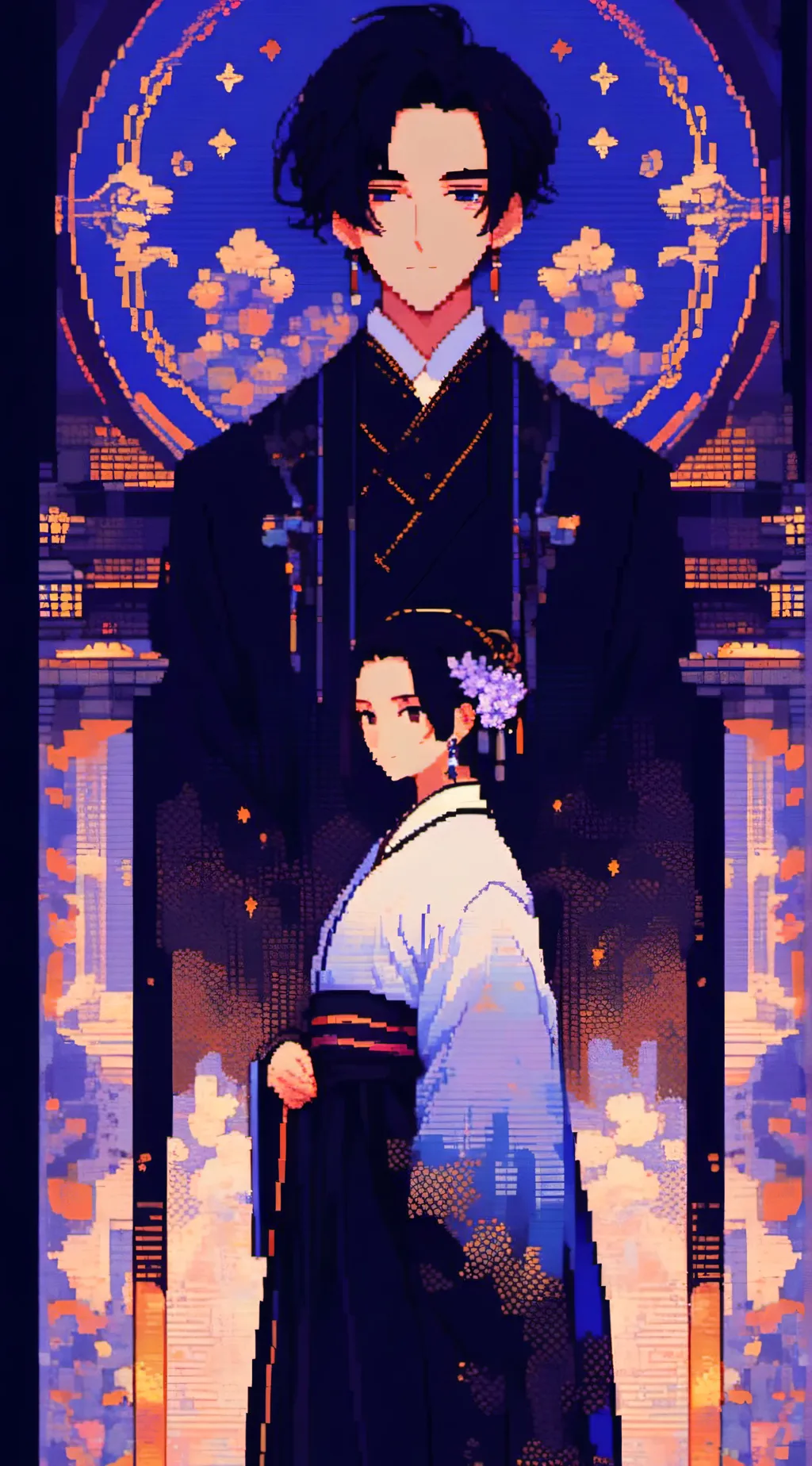 ai character: I.X. and Nyxxy background