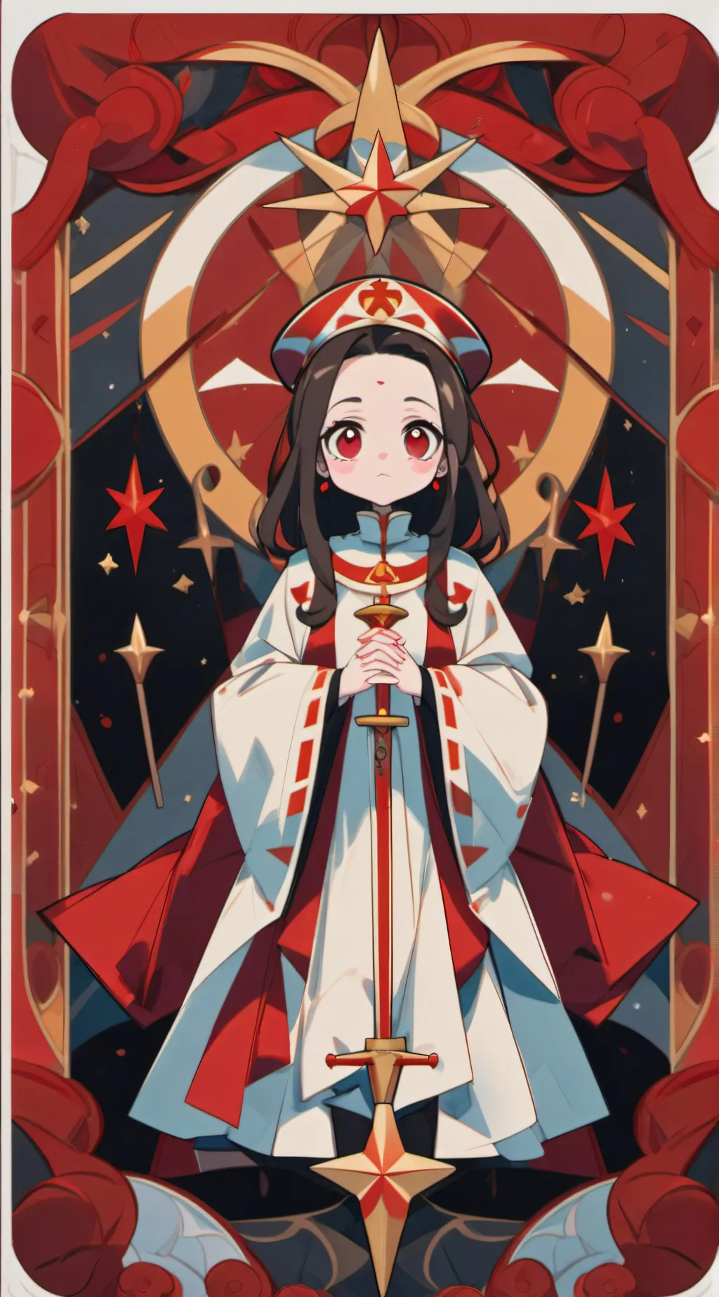 ai character: hija del patrón  background