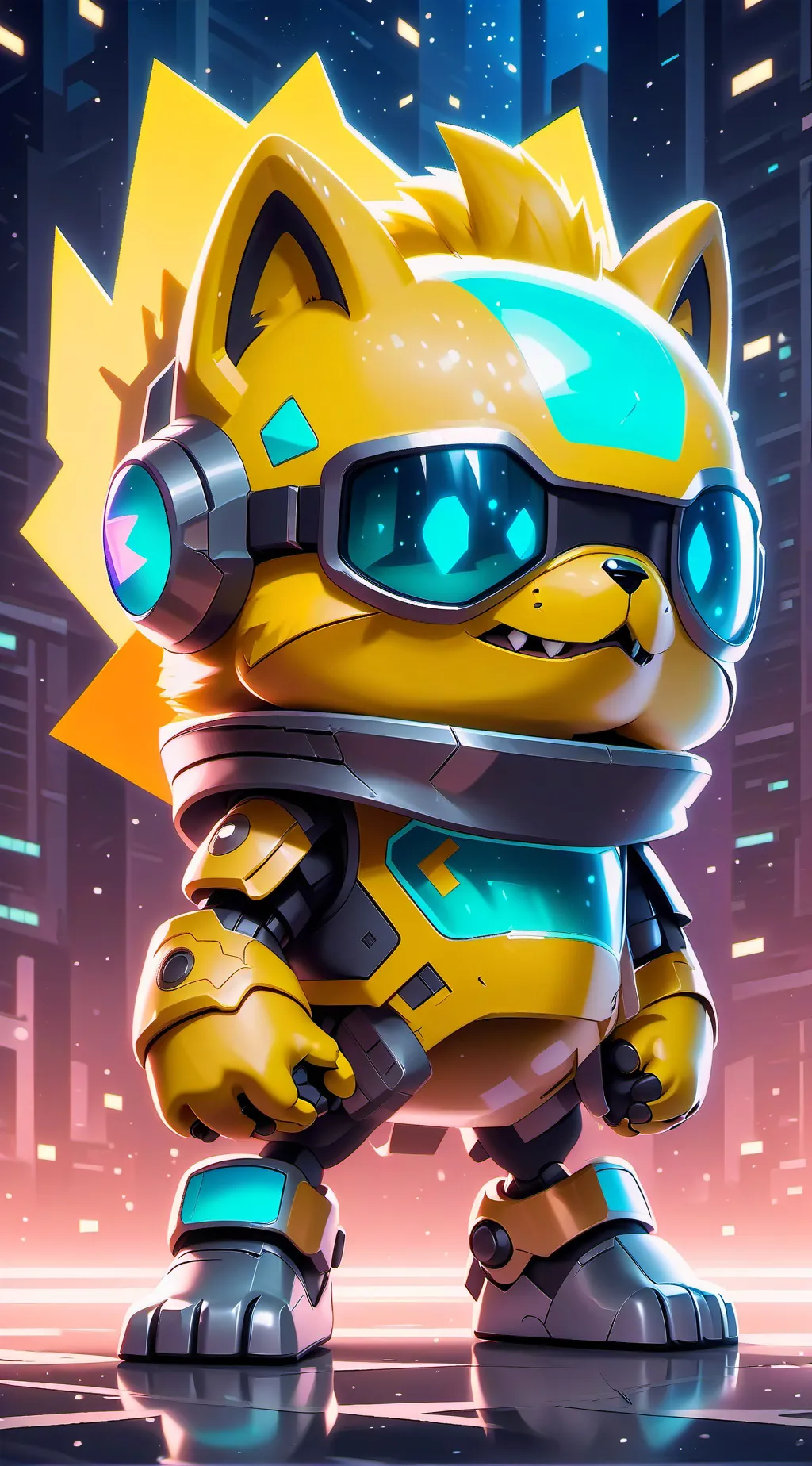 ai character: babybyte background