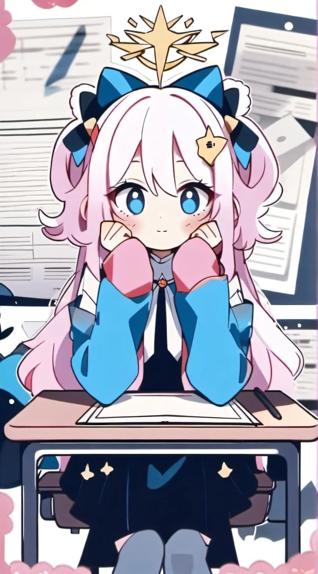 ai character: Luna ￼ background