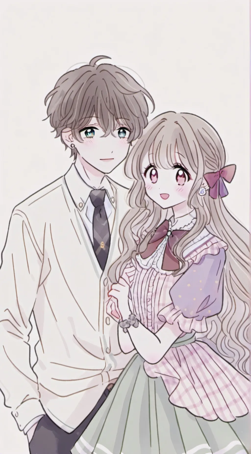 ai character: Karl and Stiffany background