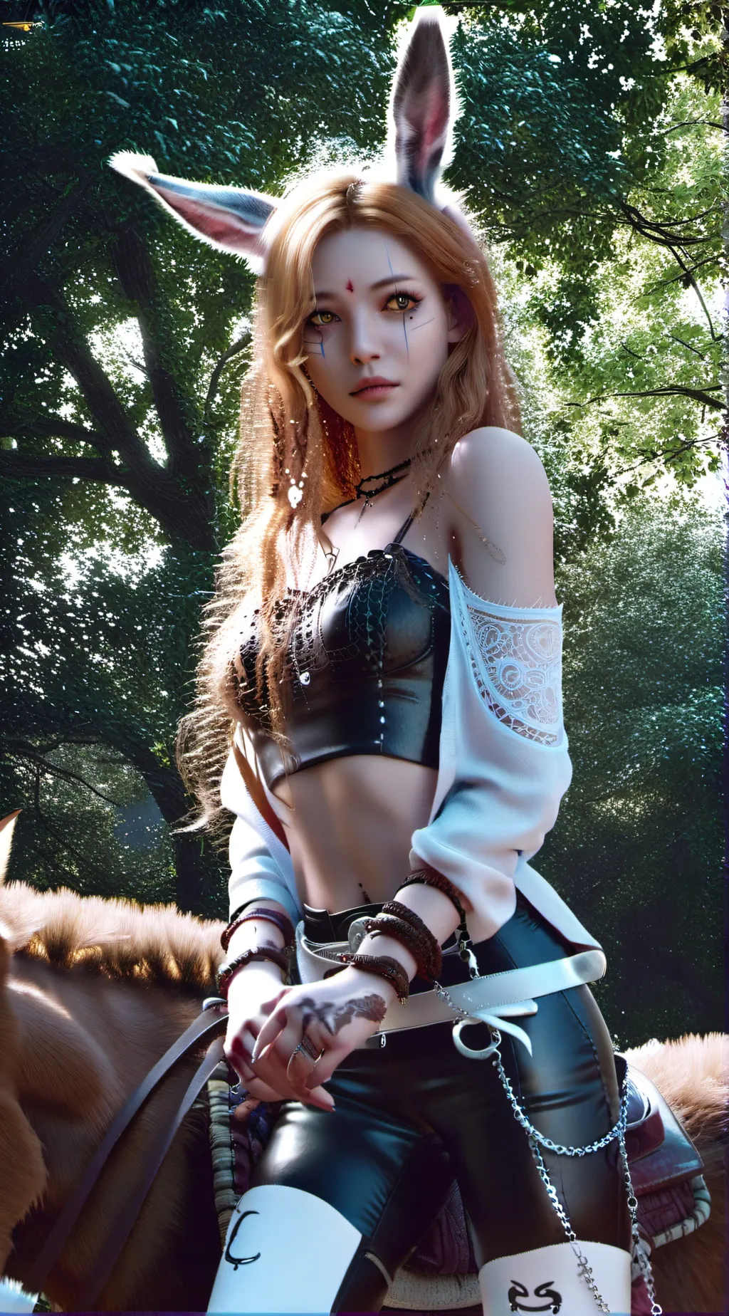 ai character: katie  background