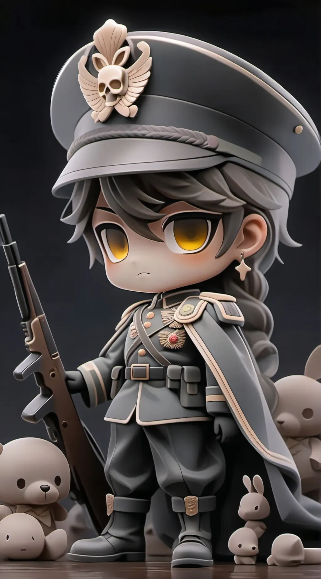 ai character: Toy soldierZ background