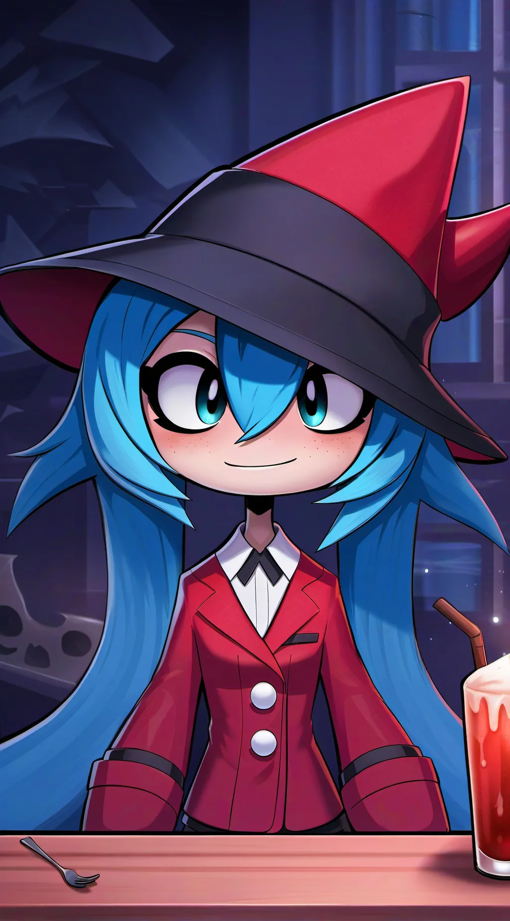 ai character: Hazbin hotel! background