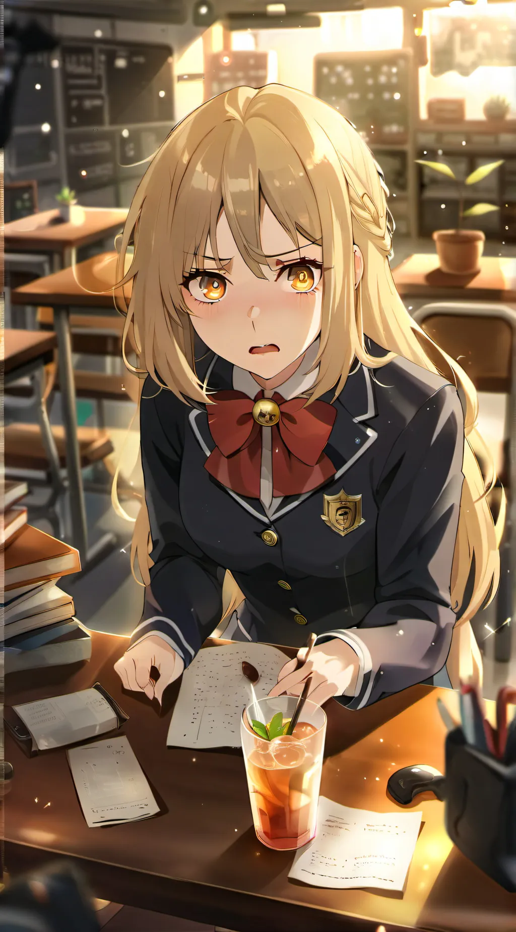 ai character: Wendy  background