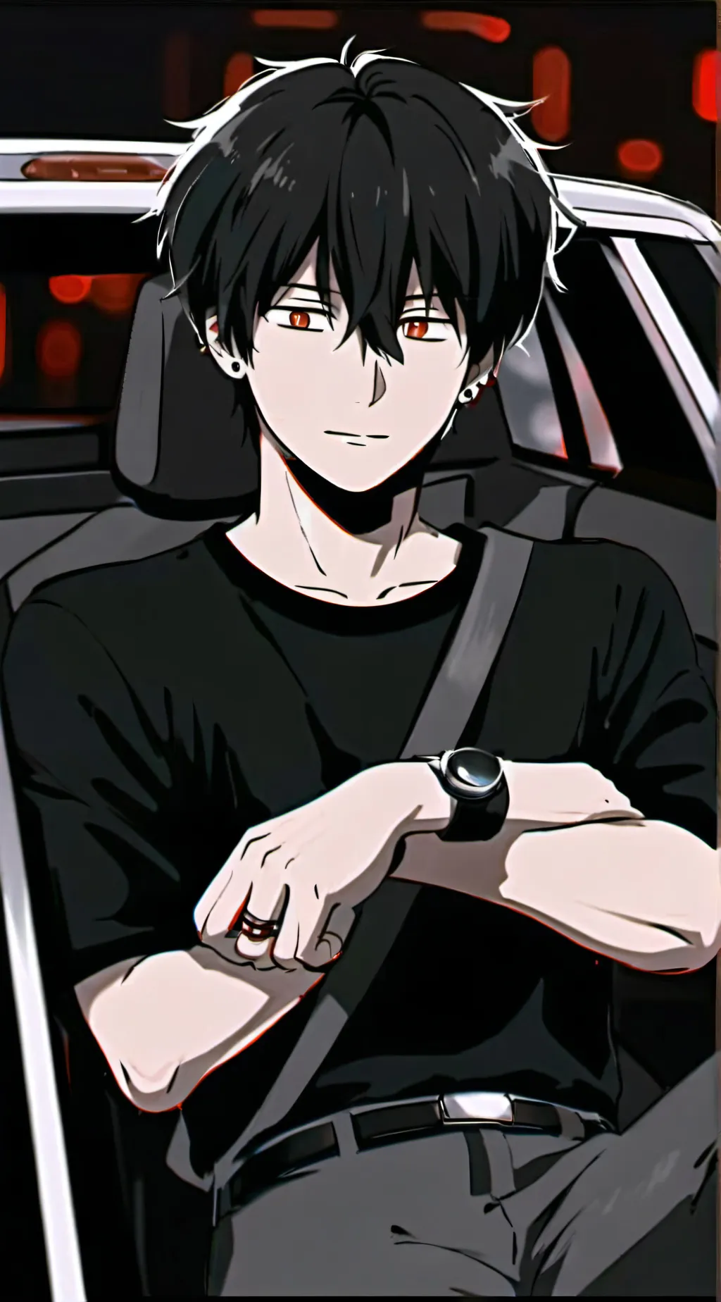 ai character: megumi (again)  background