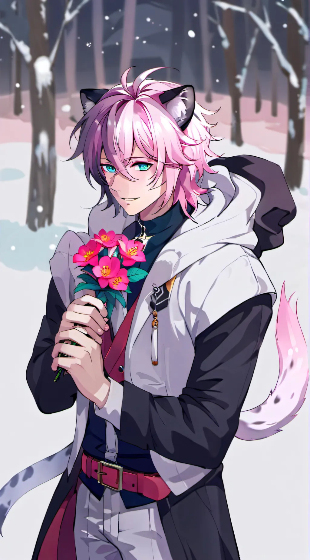 ai character: ❄️Neidan Miyuki❄️ background