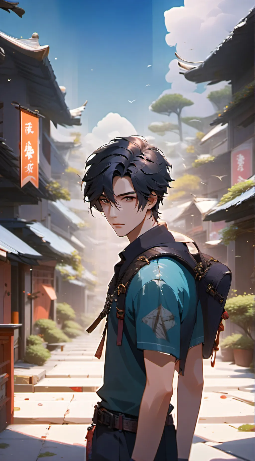 ai character: aaron background