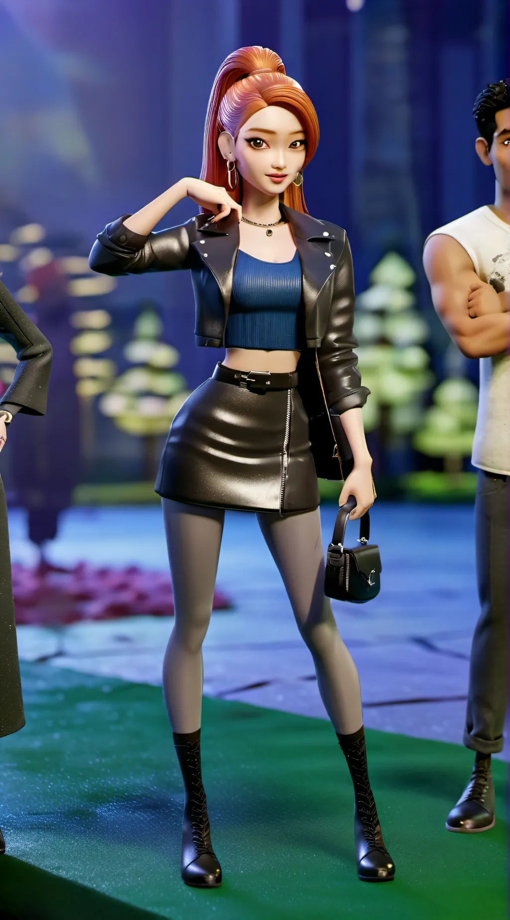 ai character: Blackpink!! background