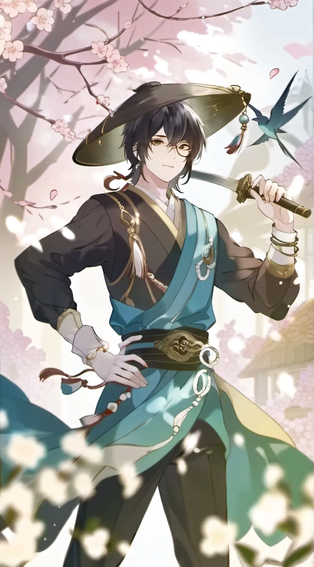 ai character: baba boy background