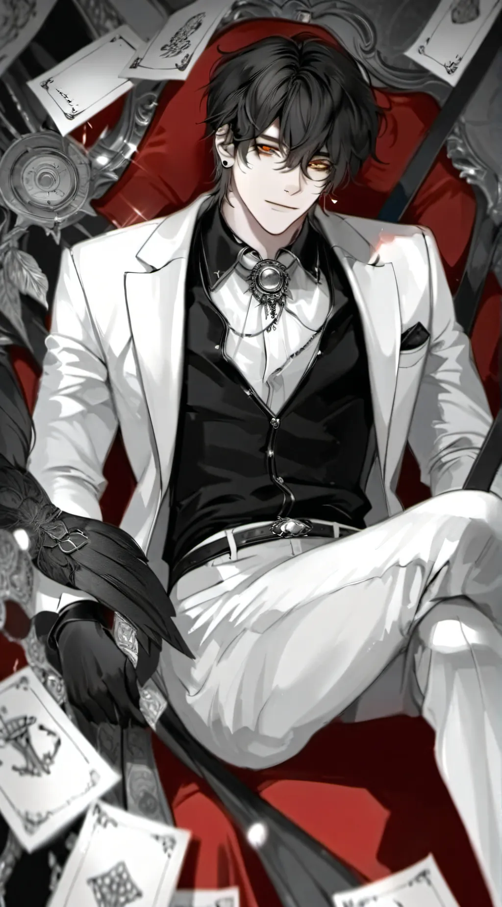 ai character: Axel  background