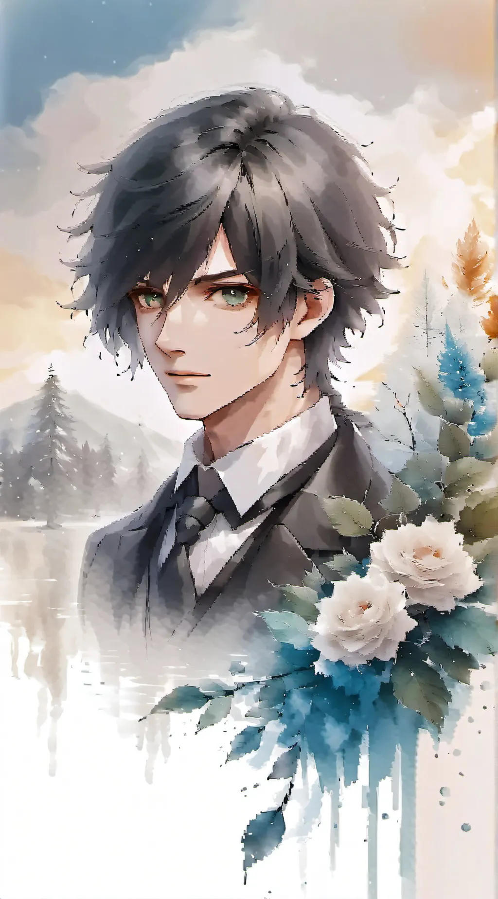 ai character: Kageyame  background