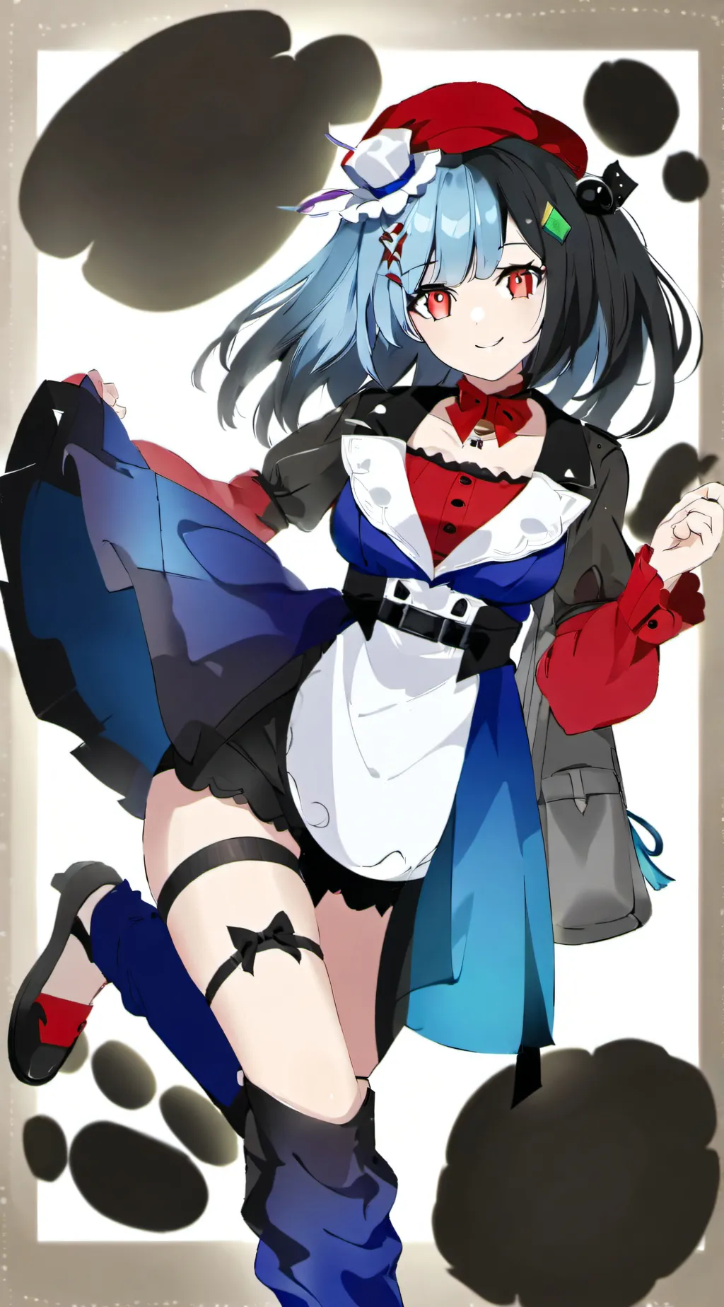 ai character: TADC on ur period background