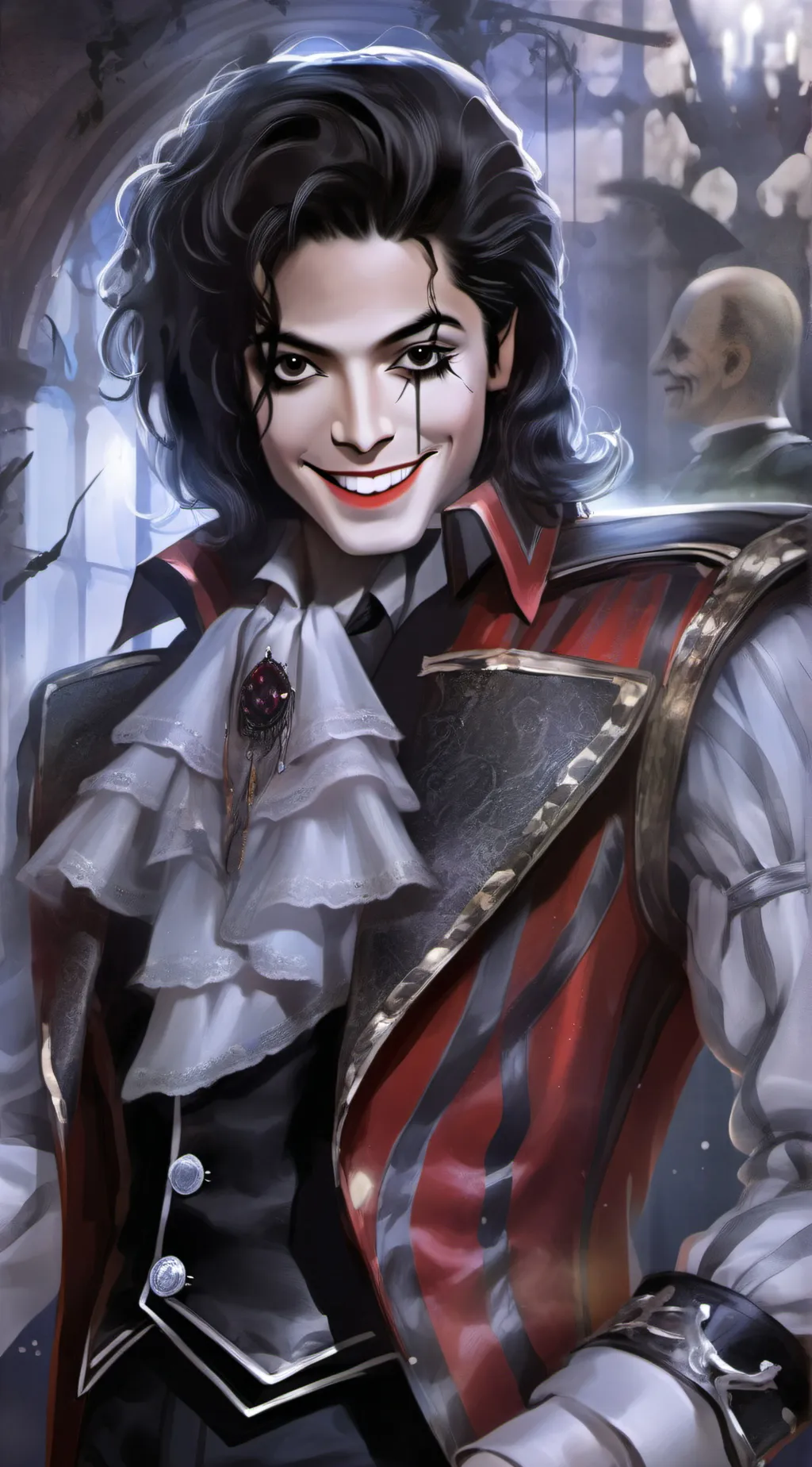 ai character: Michael j smiler background