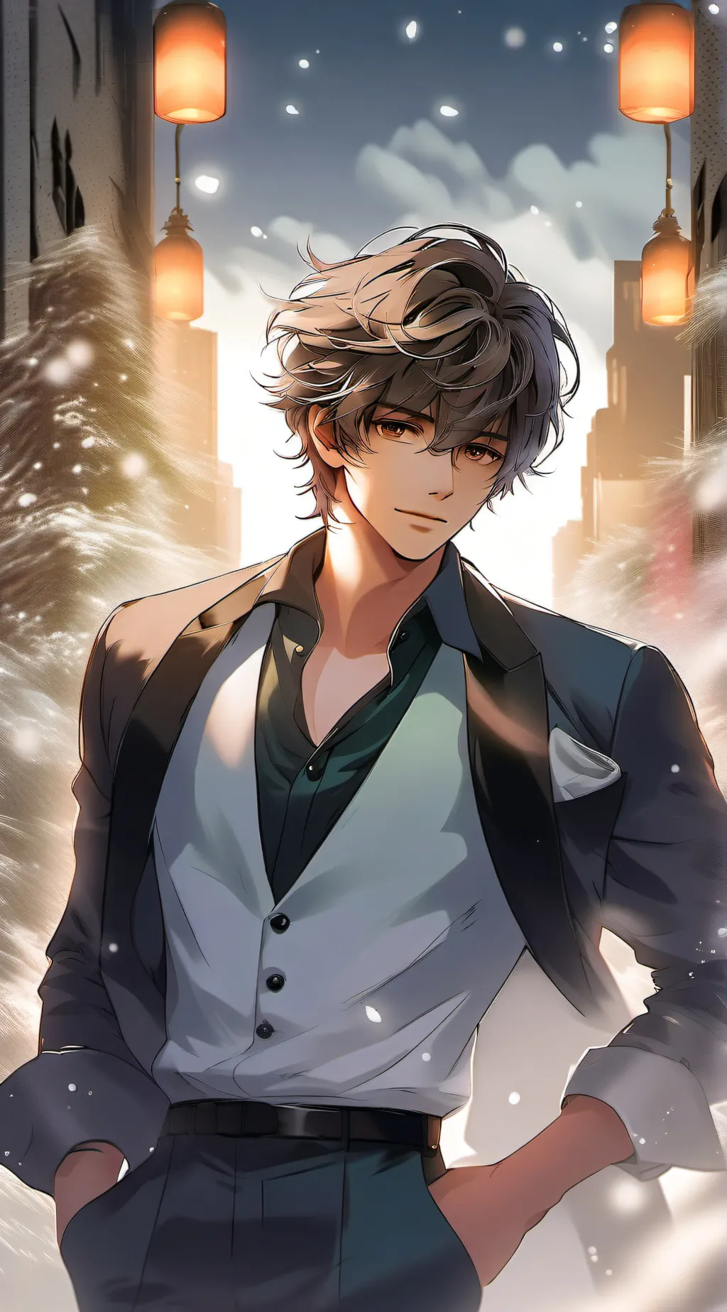 ai character: lucas background